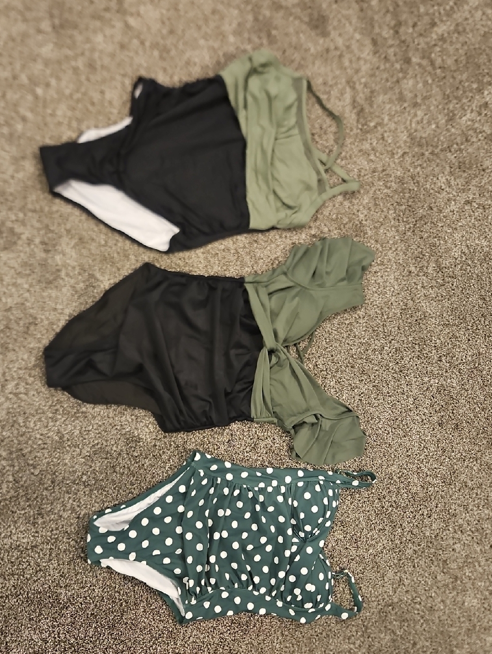 Three Swim Suits! All One-Piece, Tummy Control